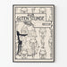 Art Nouveau Poster Zur Guten Stunde with Woman Reading