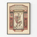 Vintage Poster of the Loyal Service Certificate Calvé Delft