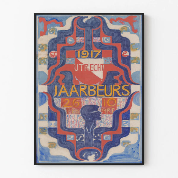 Vintage Jaarbeurs Utrecht 1917 Poster - Artistic Wall Decoration
