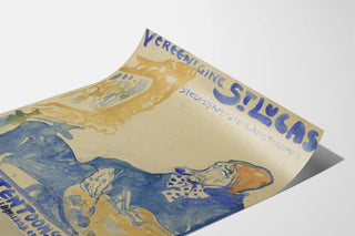 Decorative Poster for Artistic Exhibition St Lukas Amsterdam