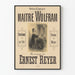 Opera-Comique Poster Maestro Wolfram Music Ernest Reyer