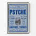 Poster Opéra Comique Psyché - Score Ambroise Thomas