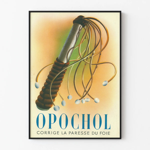 Vintage Poster Opochol - Health and Retro Wall Decoration