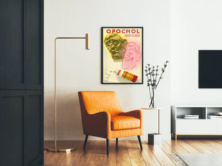 Vintage poster of Opochol for hepatic-biliary conditions