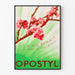 Vintage Floral Poster "Life Reborn" by Opostyl