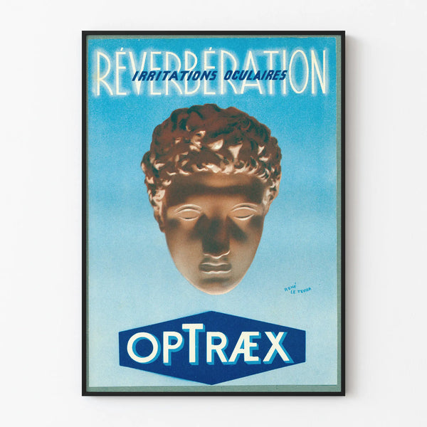 Vintage Wall Poster Optraex - Wall Decoration Dream Reverberation and Eye Irritations