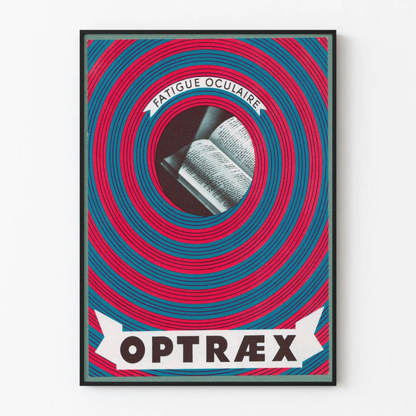 Vintage Poster Optraex – Eye Strain