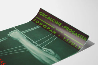 Vintage Orcalcine-Progaster Advertising Poster