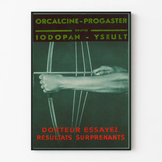 Vintage Orcalcine-Progaster Advertising Poster