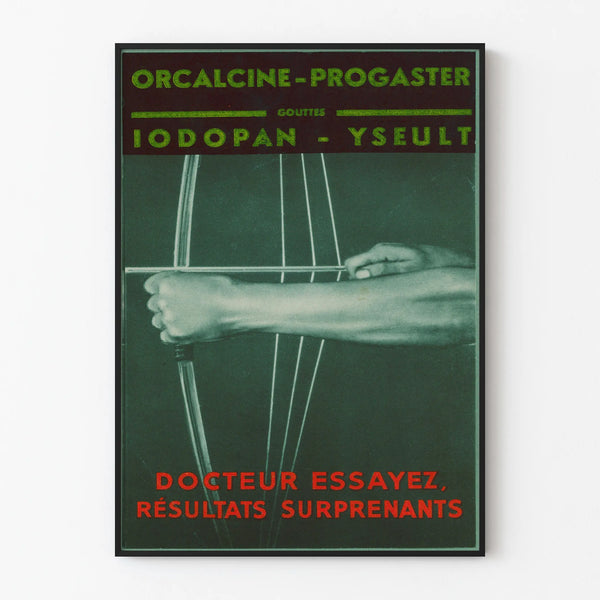 Vintage Orcalcine-Progaster Advertising Poster