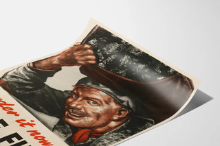 Vintage Poster Order Coal for Winter