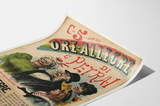 Vintage poster Ore Allegre by G. Petrai