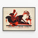 Vintage poster Originell Diese Ahiga by Klinger 1922 — framed artwork on a wall