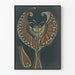 Stylized Butterfly Decorative Poster on Dark Background