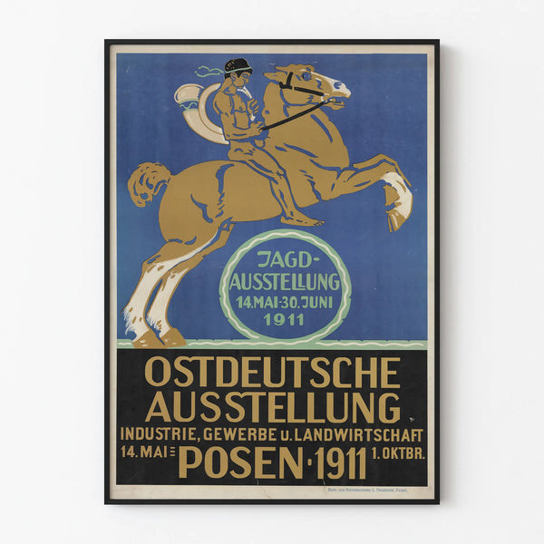 Vintage Poster East German Exhibition Industry and Agriculture 1911