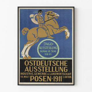 Vintage Poster East German Exhibition Industry Poznań 1911
