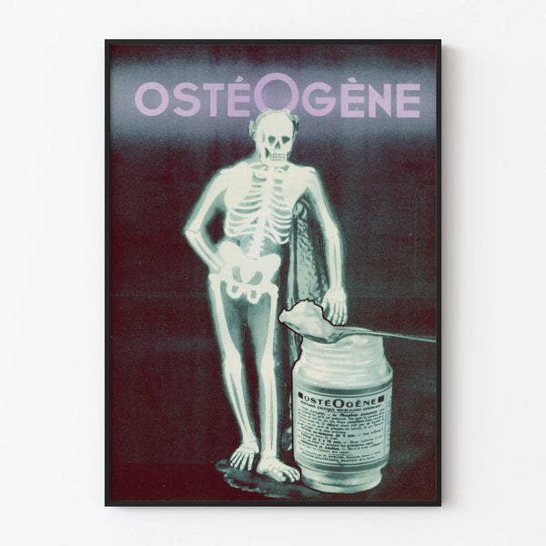 Vintage Poster Osteogené - Medical and Health Wall Decoration