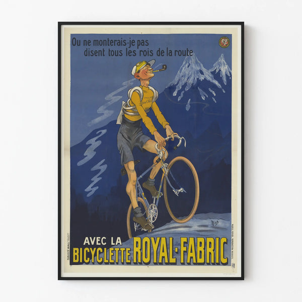 Vintage poster Bicyclette Royal-Fabric