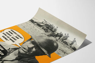 Vintage Military Propaganda Poster - We Need More Weapons