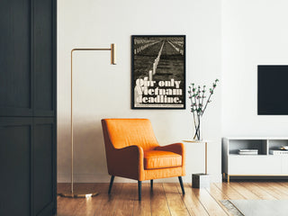 Vintage Vietnam War Poster - Our Only Vietnam Deadline