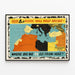 Military History Map Wall Poster - Our Work Will Help Decide — framed artwork on a wall