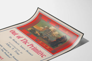 Vintage Poster Out of The Primitive by Robert Ames Bennet