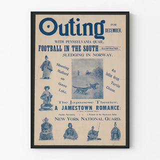 Vintage Poster Outing for December with Pennsylvania Quail