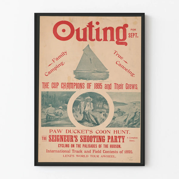 Vintage Poster Outing 1895 Sports and Leisure