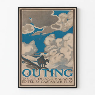 Vintage poster of Outing magazine by Caspar Whitney