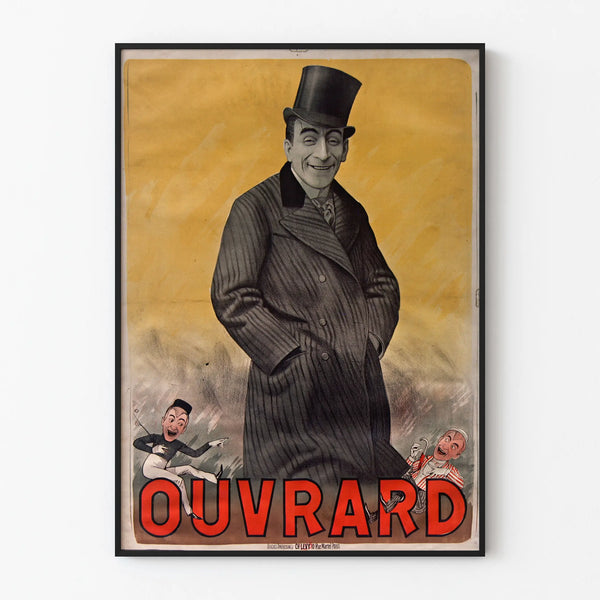 Vintage poster Ouvrard - Retro artistic wall decoration