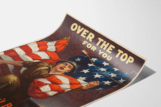 Vintage Patriotic Poster US Third Loan Liberty Bonds