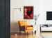 Decorative poster Overland July with soaring eagle