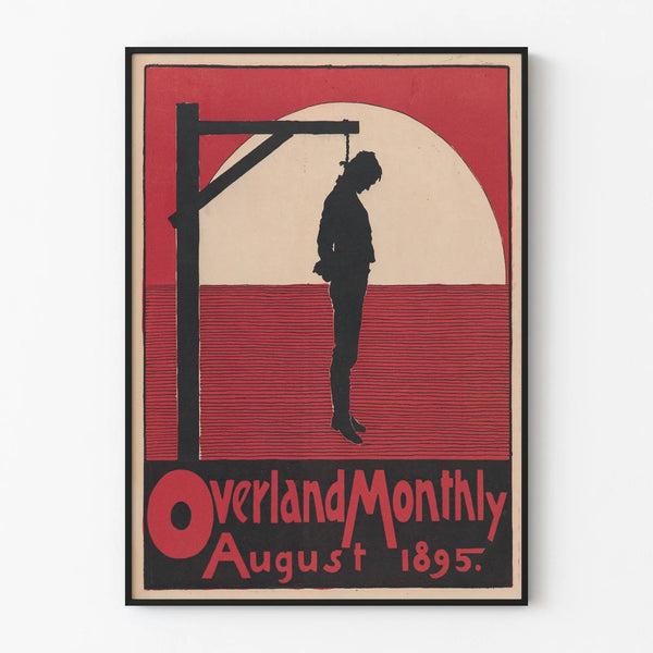 Vintage poster Overland Monthly August 1895