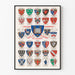 Poster of the Shields of the Colleges of the University of Oxford