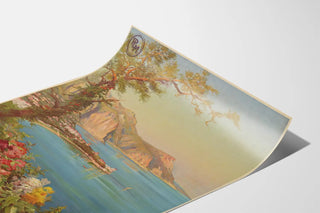 Vintage poster of Beaulieu-sur-Mer between Nice and Monte Carlo