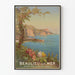 Vintage poster of Beaulieu-sur-Mer between Nice and Monte Carlo