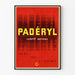 Vintage Advertising Poster Paderyl Nervous Sedative