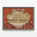 Vintage Poster Autumn Pages - Yesterday and Tomorrow — framed artwork on a wall