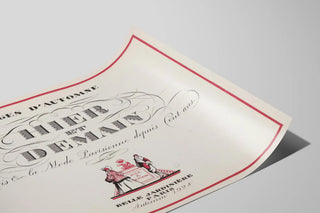 Vintage Poster Autumn Pages - Yesterday and Tomorrow — artwork view