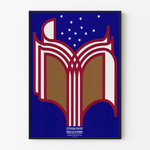 Modern Poster Pages of Learning - Educational Wall Decoration