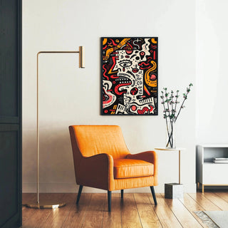 Pop Art Painting - Deconstructed Face | Art print Wall Decoration Painting poster copy