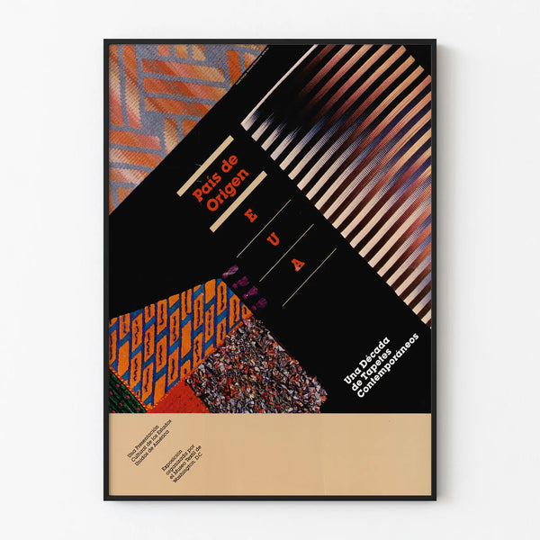 Vintage Poster of Country of Origin - A Decade of Contemporary Rugs