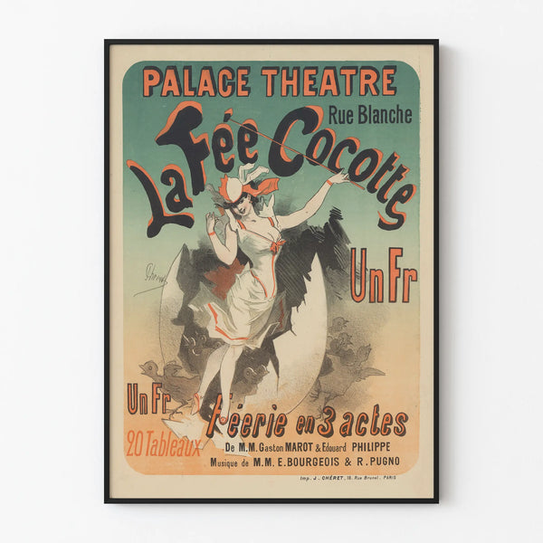 Vintage Poster The Fairy Hen - Wall Decoration Palace Theater