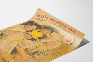 Vintage Poster for the National Ceramic Exhibition 1897 at the Palace of Fine Arts