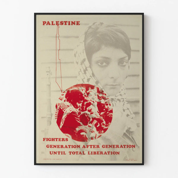 Palestine Fighters Wall Poster - Generations of Resistance