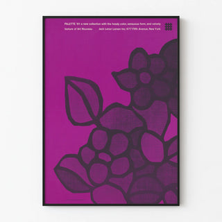 Poster Palette '61 Collection Art Nouveau Violet