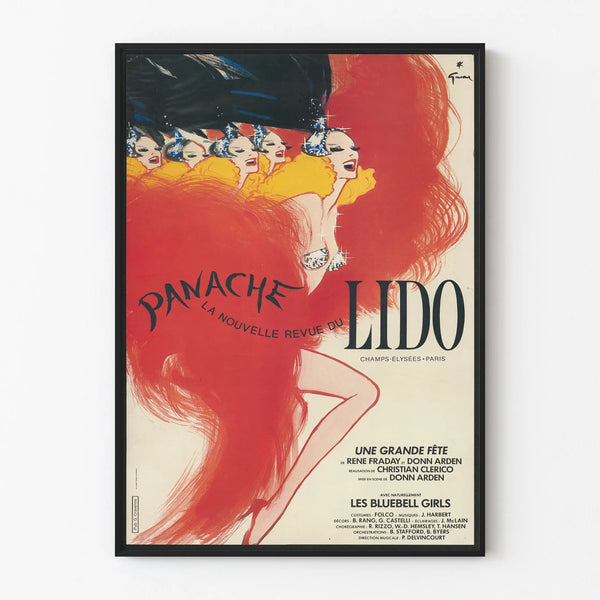 Chic Wall Decoration Poster Panache La Nouvelle Revue du Lido