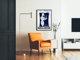 Vintage poster Panglandine Physical Harmony in blue
