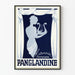 Vintage poster Panglandine Physical Harmony in blue