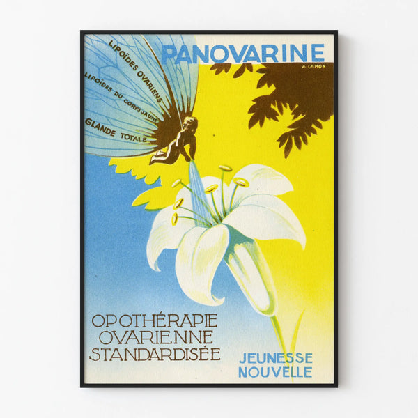 Vintage Panovarine Poster - Retro Wall Decoration for Health and Beauty